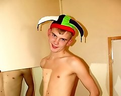 Sexy twink boy has a baloon for a cock